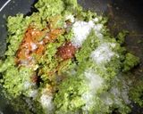 A picture of step 3 of Lilva(pigeon peas) kachori.