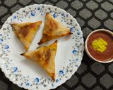 A picture of step 6 of Baked Samosa - Oil free.
