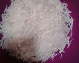 Foto langkah ke 2 dari resep Kembang Gula Kelapa Kemerdekaan (manisan kelapa).