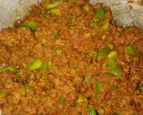 A picture of step 5 of Beef Keema Pasta.