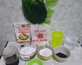 Foto langkah ke 1 dari resep Dawet Ireng Anti Gagal🖤 Hitam Pekat, Gurih, Creamy.