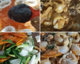 รูปขั้นตอนการทำที่ 1 ของ "หมึกผัดไข่เค็ม"🦑🥚Stir Fried Squid with Salted Duck Eggs