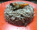 A picture of step 9 of Janeiiong Megalaya Black Sesame Pulao.