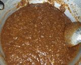 A picture of step 5 of Cashew nuts kernel star barfi.