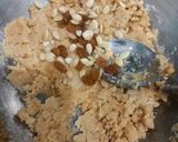 A picture of step 1 of Diet biscuits with brown sugar and raisens 🫓 🫓.