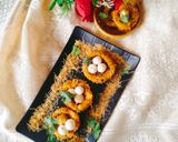 A picture of step 8 of BIRD NEST SNACK (paneer 😋 potato Birds Nest 🕊️ veg snacks).