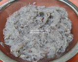 Foto langkah ke 1 dari resep Dadar Bungkuh (Dadar Ikan Teri Nasi Segar).