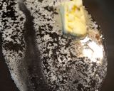 A picture of step 2 of Buttered Anchovies, Eggs with a side of Hotdog Rounds.