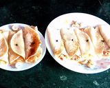 A picture of step 2 of Patishapta with Coconut.