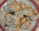 A picture of step 3 of Cheddar Drop Biscuits.