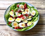 Hình bước làm 4 của món Salad Bơ Trứng