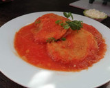 Foto del paso 7 de la receta: Tortitas de papa en salsa de tomate rojo