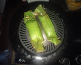 Foto langkah ke 10 dari resep Menu diet, nasi bakar ayam bumbu kencur.