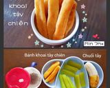 Hình bước làm 3 của món Bánh khoai tây chiên bơ cho bé ăn dặm