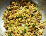 A picture of step 4 of Mulyachi (Radish) bhaji.