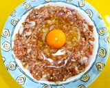 รูปขั้นตอนการทำที่ 3 ของ หมูสับปลาเค็มนึ่ง