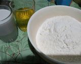 Foto langkah ke 3 dari resep Bolu pelangi kukus.