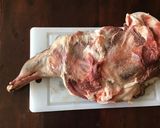 A picture of step 2 of California Farm Stuffed Leg of Lamb.