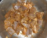 A picture of step 3 of Fry kaleji.