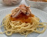 Foto del paso 6 de la receta Pasta con calamares y salsa picante