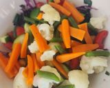 A picture of step 3 of Quinoa Chickpea Plant-Based Salad - A Vegan Buddha Bowl.
