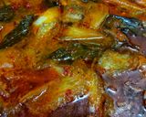 Gambar langkah 5 resipi Asam Pedas Keladi.