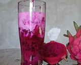 Foto langkah ke 2 dari resep Es buah naga dan susu.