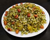 A picture of step 6 of Hariyali Sabudana Khichdi.