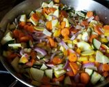 A picture of step 3 of Thai Pasta Salad.