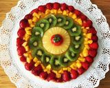Foto del paso 3 de la receta: Tarta de frutas con base de avena fit💪🍓🥝
