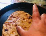 A picture of step 2 of Leftover Paratha & Sabji Spring Rolls.