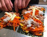 A picture of step 11 of Japanese Salad Roll Sushi 🌹.