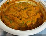 A picture of step 1 of Instant Pot Chicken Curry.