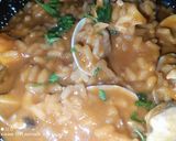 Foto del paso 10 de la receta: Meloso de sepia, langostinos y almejas
