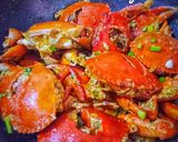 Foto langkah ke 6 dari resep Kepiting Saos Padang.
