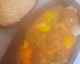 A picture of step 4 of Kofta Manchurian.
