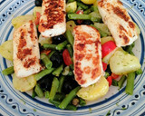 Foto del paso 10 de la receta: Ensalada templada de patata, judías y Halloumi
