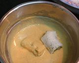 A picture of step 7 of Bread Khaman.