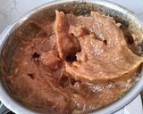 A picture of step 3 of Dates Halwa.