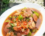 Foto langkah ke 5 dari resep Udang Sosis Saos Tiram.