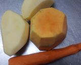 Foto del paso 1 de la receta: Guiso de pechuga y fideos moñitos