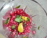 A picture of step 2 of Pomegranate Mojito.