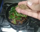 A picture of step 12 of Dahi baingan.