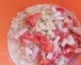 A picture of step 3 of Sallie's Noodle sandwich.