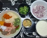 A picture of step 1 of Dahi Chicken Kabab with a Yogurt Mint Coriander Dip.