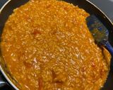 Une image de l'étape 3 de Risotto al pesto rosso.