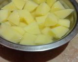 A picture of step 1 of Potatoes cube Pakora.