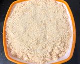 A picture of step 1 of Mandal oggarane (murmura upma).