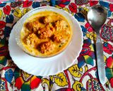 A picture of step 7 of Raw papaya & carrot kofte in coconut curry.