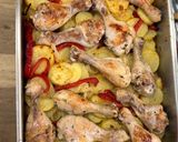 Foto del paso 4 de la receta: Jamoncitos de pollo al horno con patatas
